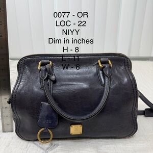 AUTHENTIC MCM Elegant Leather Handbag